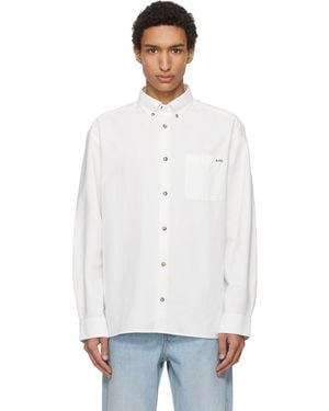 A.P.C. Off- Mateo Shirt - White