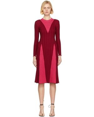 Partow Red Remy Mid-length Dress