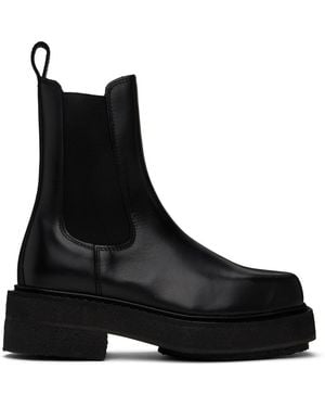 Eytys Black Ortega Ii Chelsea Boots