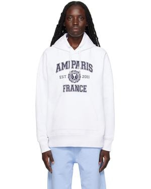 Ami Paris ホワイト Ami De Cœur Paris フーディ
