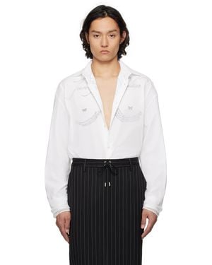 Jean Paul Gaultier 'The Tattoo Poem' Shirt - White