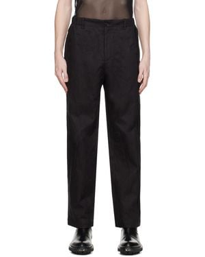 Feng Chen Wang Raw Edge Pants - Black