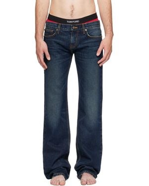 Raimundo Langlois Slim Straight Jeans - Blue