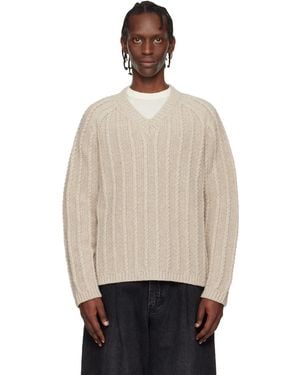 Studio Nicholson Sussex Knit Jumper - Natural