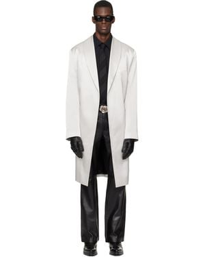 Ernest W. Baker Off- Tailored Coat - Black