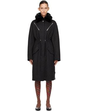 Kiko Kostadinov Osprey Coat - Black