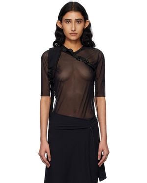 JOHANNA Paris Mesh T-Shirt - Black