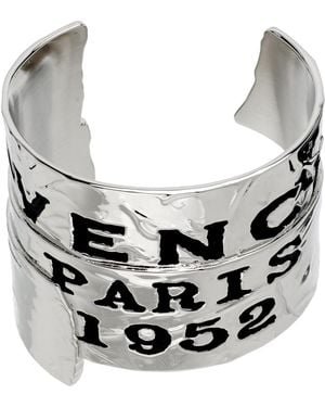 Givenchy Tape' Cuff Bracelet - Metallic