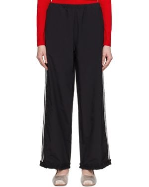 国内発送 SANDY LIANG☆リボン Suno パンツ ライトグレー Sandy Liang Suno Pant Light Grey | Maison Rogue
