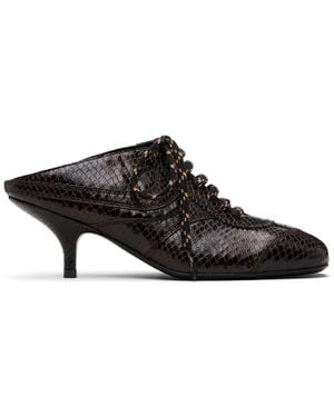 Dries Van Noten Trainer Mule Heels - Black