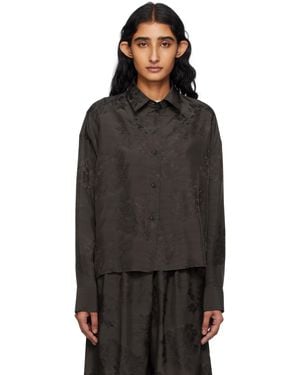 Cordera Jacquard Classic Shirt - Black