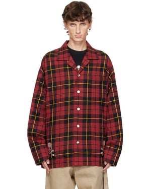 MASTERMIND WORLD Shirt Jacket - Red