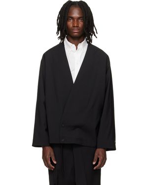 Fear Of God Veston Décontracté En Laine - Noir