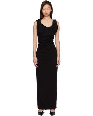 Vivienne Westwood Long Ginnie Amber Maxi Dress - Black