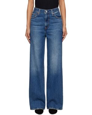 Levi's High-Rise Wide Leg Denim Jeans - Blue