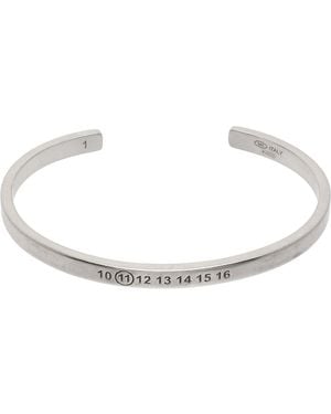 Maison Margiela Number Reference Cuff Bracelet - Black