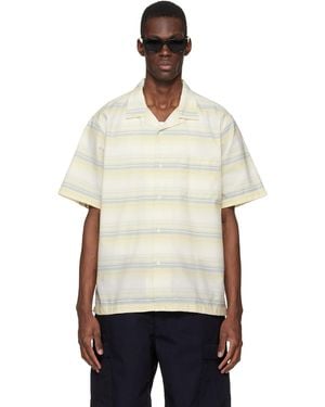 Nanamica Open Collar Pique S/S Shirt - Natural