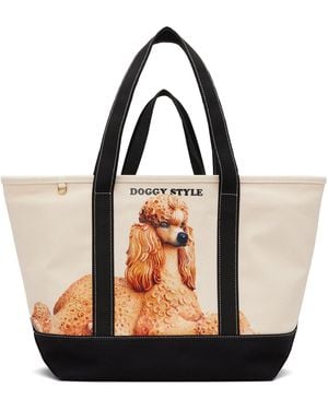 Stella McCartney Jeff Koons Edition Large N/S Tote - Black