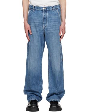 Bottega Veneta Faded Jeans - Blue