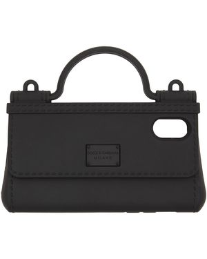 Dolce & Gabbana Iphone X/xs Phonecase Handbag - Black