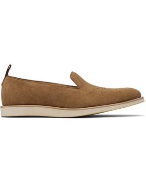 Needles Tan Papillon Emb. Loafers - Black