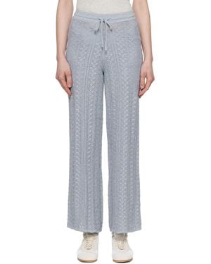 Holzweiler Kelp Crochet Trousers - Black