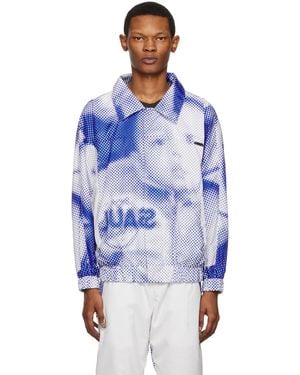 Saul Nash Printed Jacket - Blue