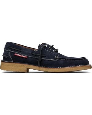 DSquared² Neoclassic Boat Shoes - Black
