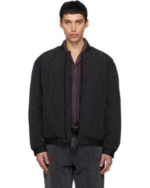 BOSS Water-Repellent Bomber Jacket - Black