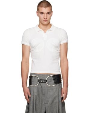 VAQUERA Off- Bullet Bra Polo - White
