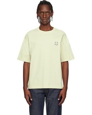 Maison Kitsuné Fox Head Oversize T-Shirt - Natural
