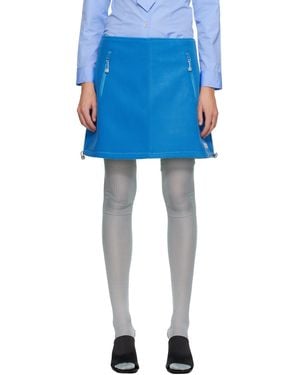 Sandy Liang Polar Miniskirt - Blue