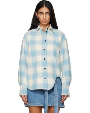 The Attico Eliza Shirt - Blue