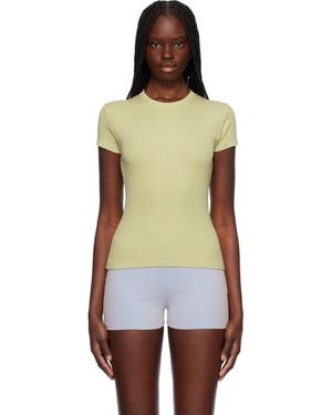 CDLP Khaki Rib T-Shirt - Black
