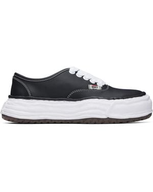 Maison Mihara Yasuhiro 'Baker' Og Sole Leather Trainers - Black