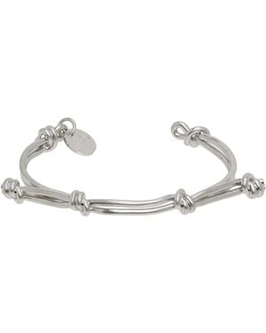 MM6 by Maison Margiela Knot Bracelet - Metallic