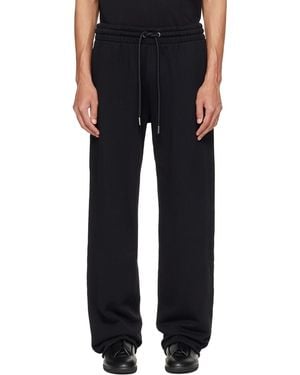 Off-White c/o Virgil Abloh Rubbed Paint Arrows Sweatpants - Black