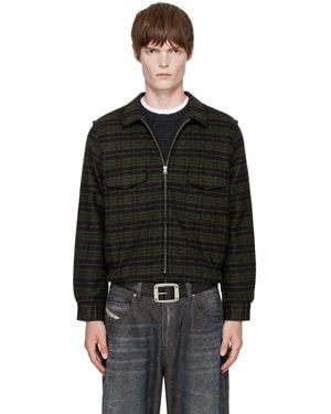Carne Bollente Stay Plaid Jacket - Black