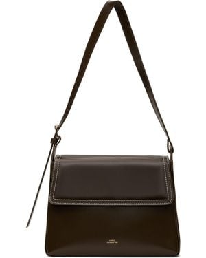 A.P.C. Sac Virginie Kaki À Rabat - Noir