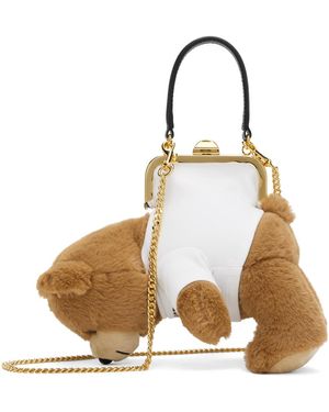 Moschino タン Teddy バッグ - ブラウン