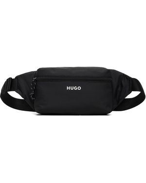 HUGO Logo Belt Bag - Black