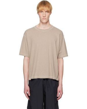Hope Taupe Boxy T-Shirt - Black