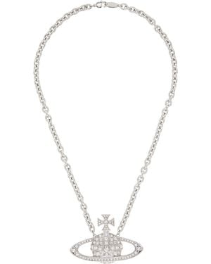 Vivienne Westwood Bas Relief Necklace - White