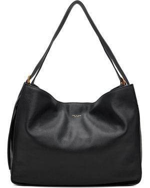 Rag & Bone River Pebbled Leather Tote - Black