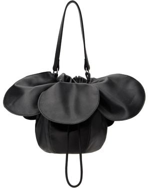 Simone Rocha Flower Petal Sling Bag - Black
