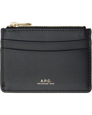A.P.C. Paris Card Holder - Black