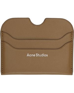 Acne Studios Leather Card Holder - Black