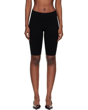 TOTEME Capri Knit Shorts - Black