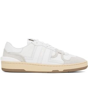 Lanvin ホワイト Clay メッシュ スニーカー - ブラック