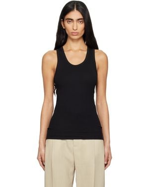 Wardrobe NYC ブラック リブタンクトップ